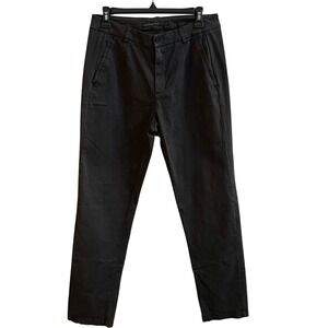 Transit Par Such Black Cotton Lyocell Blend Trouser‎ Pants Size 4 Style 24590